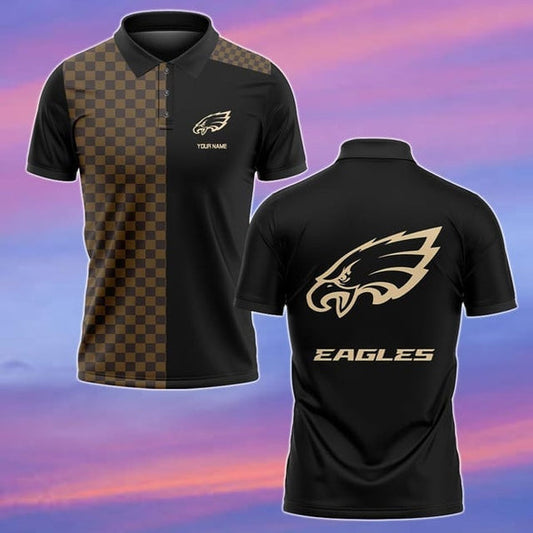 Atlanta Falcons Personalized Adult Polo Shirt 004