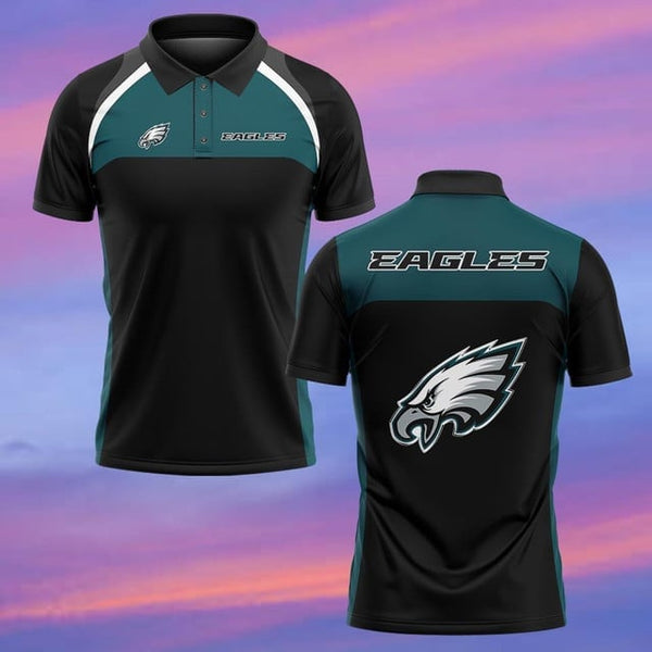 Philadelphia Eagles Personalized Adult Polo Shirt 003