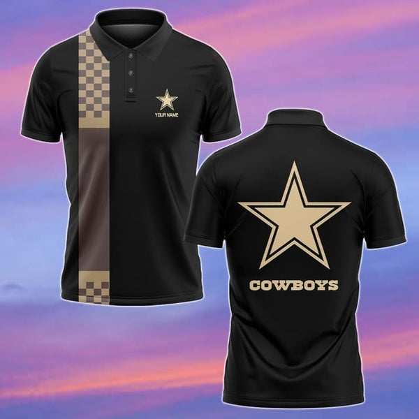 Dallas Cowboys Personalized Adult Polo Shirt 002