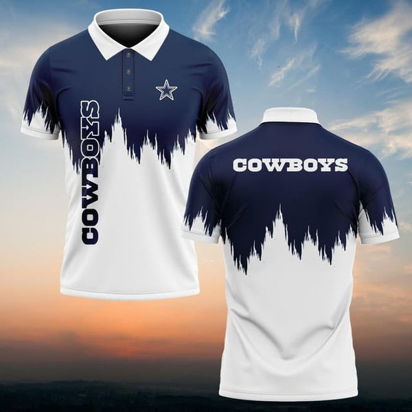 Dallas Cowboys Personalized Adult Polo Shirt 009