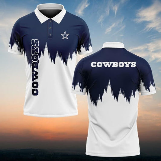 Dallas Cowboys Personalized Adult Polo Shirt 009