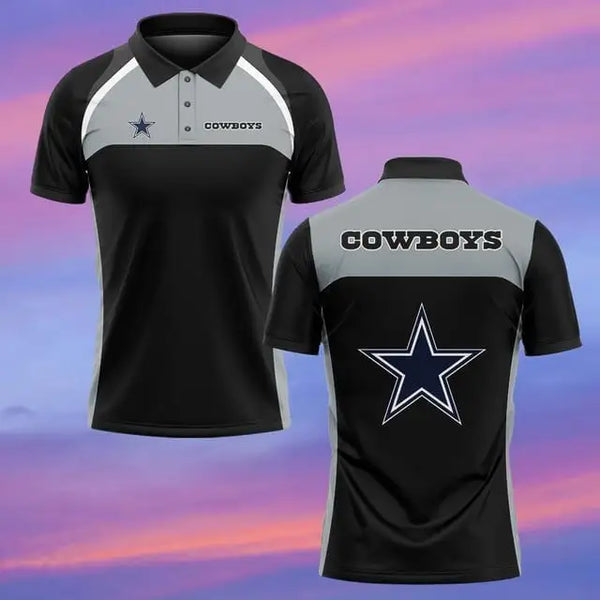Dallas Cowboys Personalized Adult Polo Shirt 003