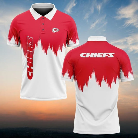 Kansas City Chiefs Personalized Adult Polo Shirt 009