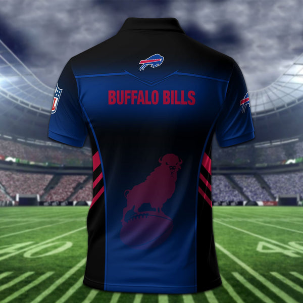 Buffalo Bills Personalized Adult Polo Shirt 010