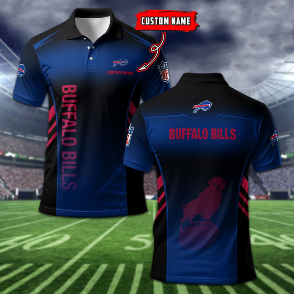 Buffalo Bills Personalized Adult Polo Shirt 010