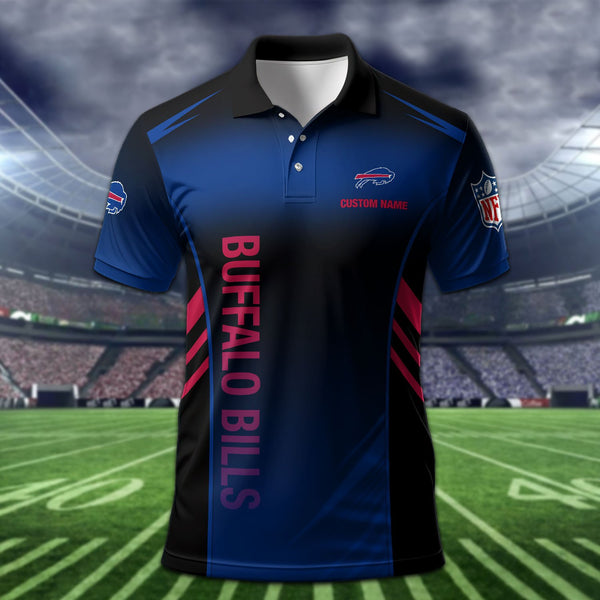 Buffalo Bills Personalized Adult Polo Shirt 010