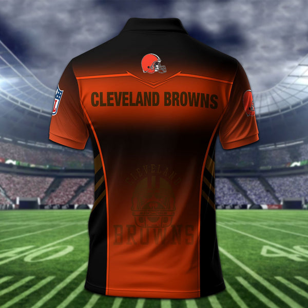 Cleveland Browns Personalized Adult Polo Shirt 010