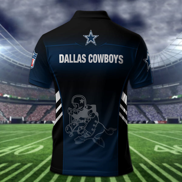 Dallas Cowboys Personalized Adult Polo Shirt 010