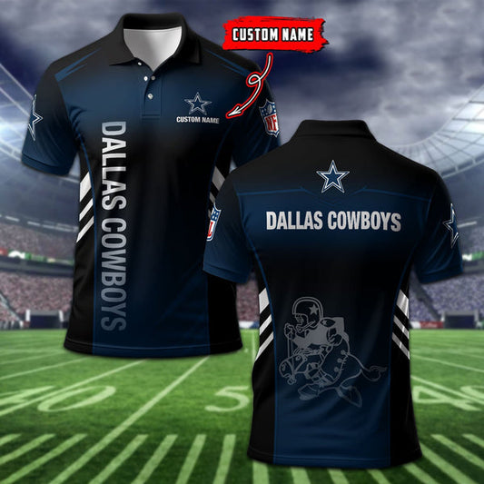 Dallas Cowboys Personalized Adult Polo Shirt 010