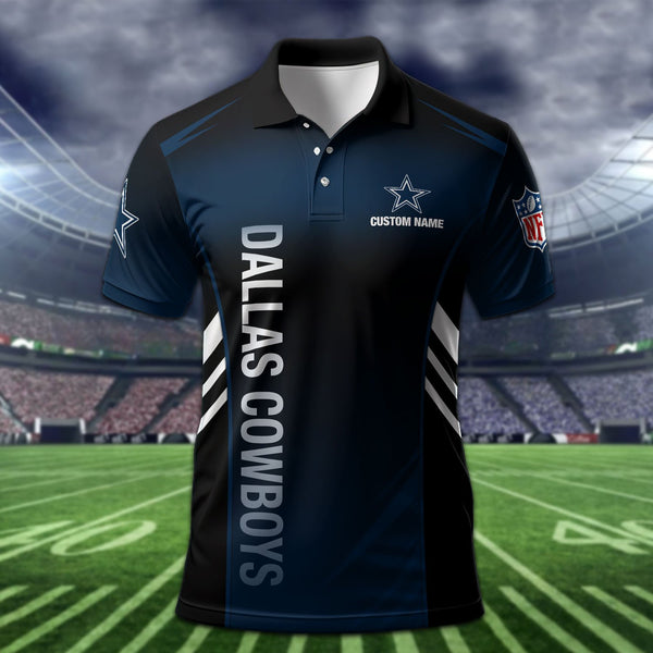 Dallas Cowboys Personalized Adult Polo Shirt 010