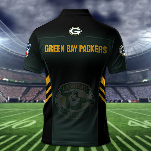 Green Bay Packers Personalized Adult Polo Shirt 010