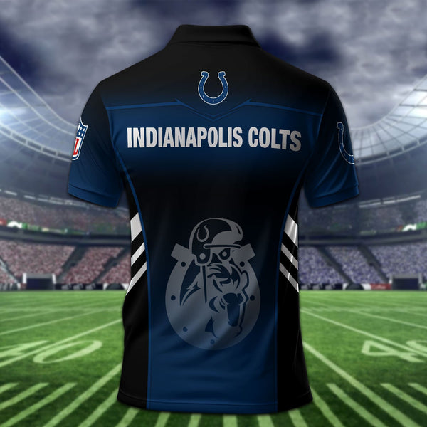 Indianapolis Colts Personalized Adult Polo Shirt 010