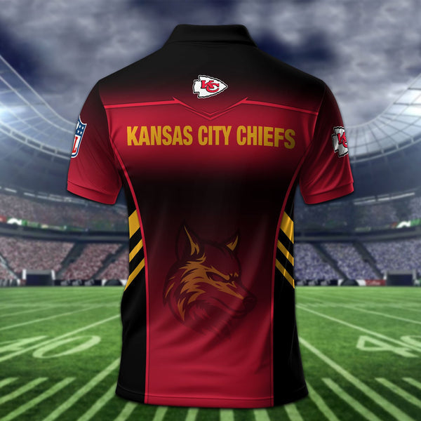 Kansas City Chiefs Personalized Adult Polo Shirt 010