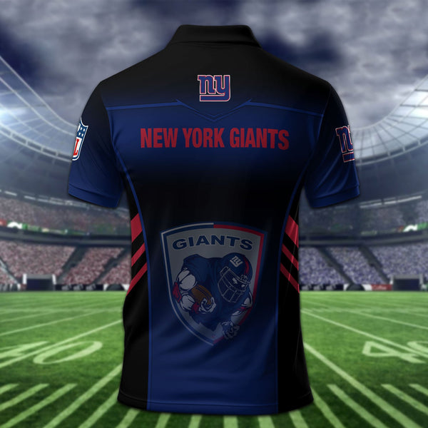New York Giants Personalized Adult Polo Shirt 010