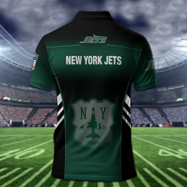 New York Jets Personalized Adult Polo Shirt 010