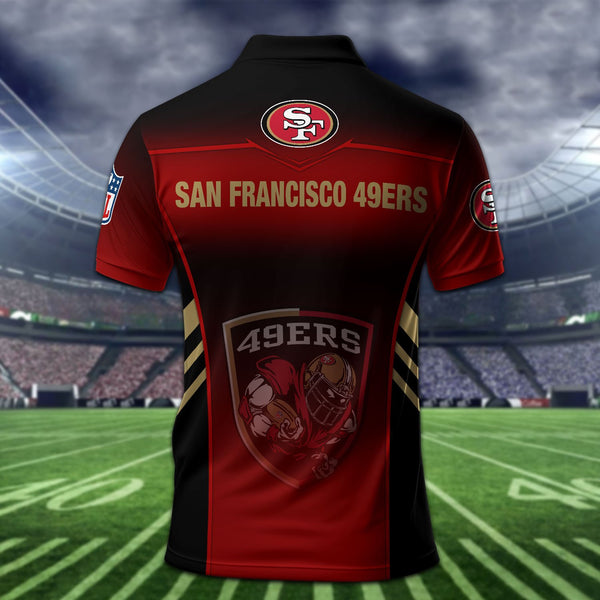 San Francisco 49ers Personalized Adult Polo Shirt 010