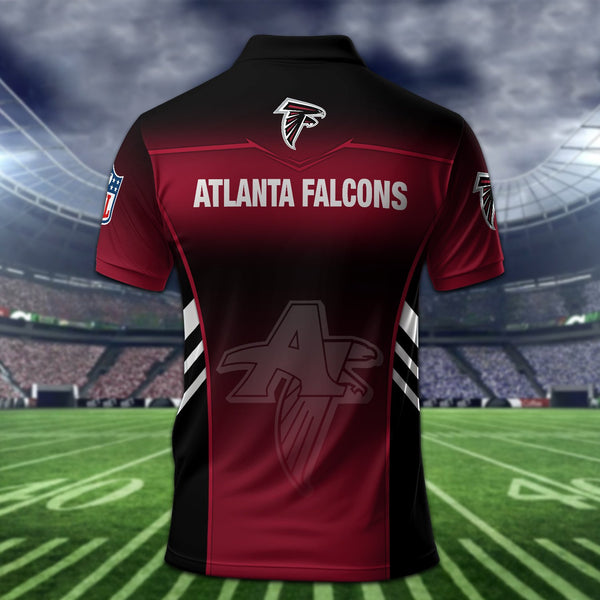 Atlanta Falcons Personalized Adult Polo Shirt 010