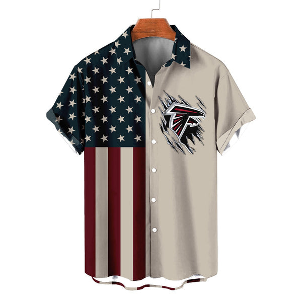 Atlanta Falcons 2 (4) Personalized Hawaiian Button down shirt