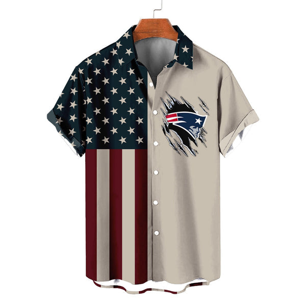 New England Patriots 2 (12) Personalized Hawaiian Button down shirt