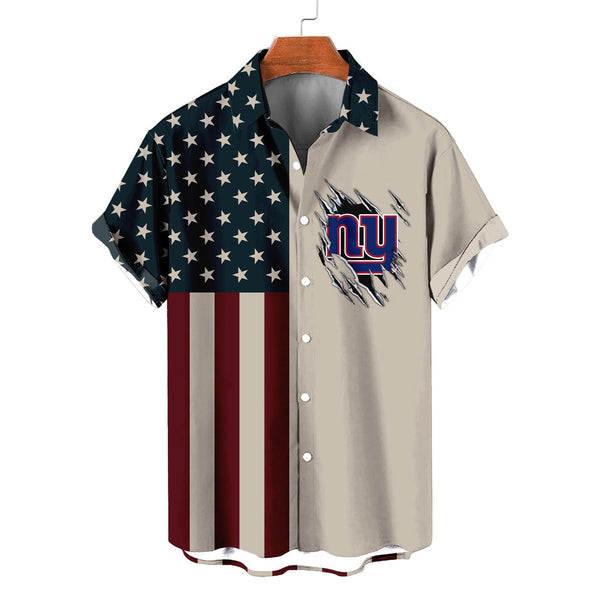 New York Giants 2 (12) Personalized Hawaiian Button down shirt