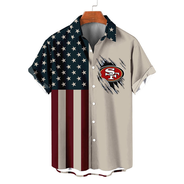 San Francisco 49ers 2 (20) Personalized Hawaiian Button down shirt