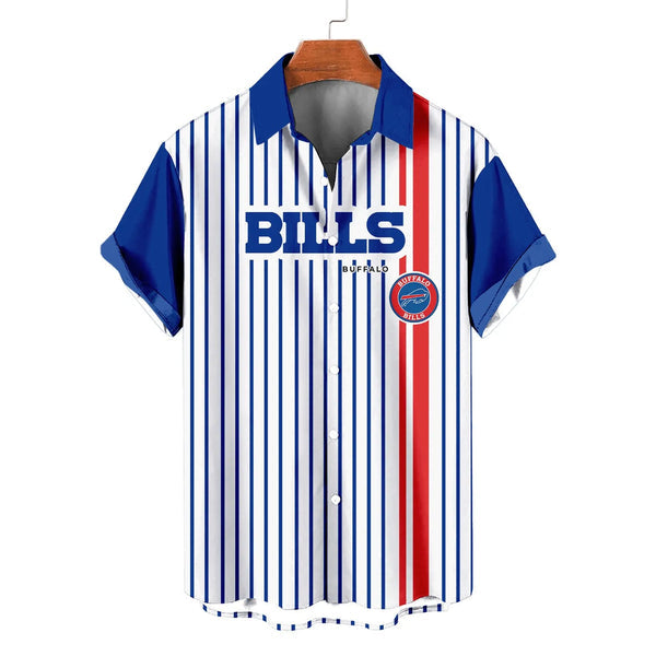 Buffalo Bills 2 (5) Personalized Hawaiian Button down shirt