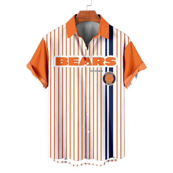 Chicago Bears 2 (6) Personalized Hawaiian Button down shirt