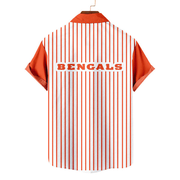 Cincinnati Bengals 2 (4) Personalized Hawaiian Button down shirt