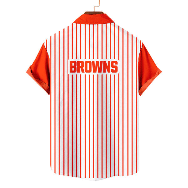 Cleveland Browns 2 (5) Personalized Hawaiian Button down shirt