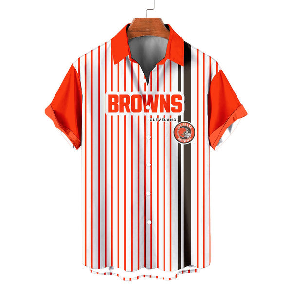Cleveland Browns 2 (5) Personalized Hawaiian Button down shirt