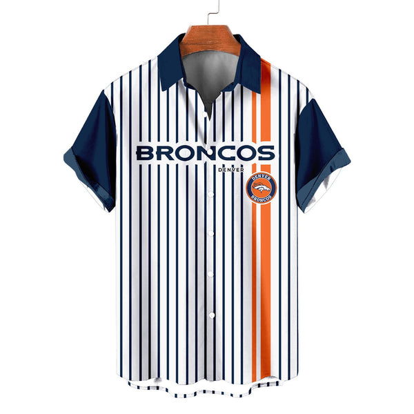Denver Broncos 2 (11) Personalized Hawaiian Button down shirt