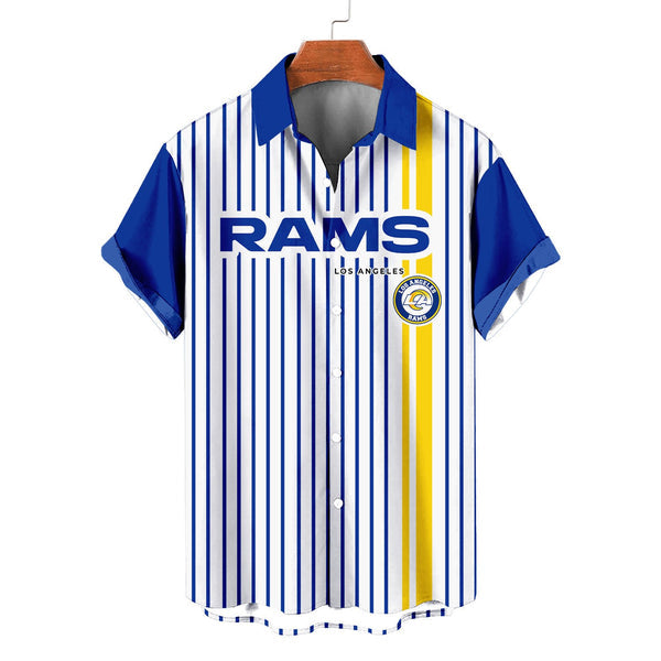 Los Angeles Rams 2 (8) Personalized Hawaiian Button down shirt