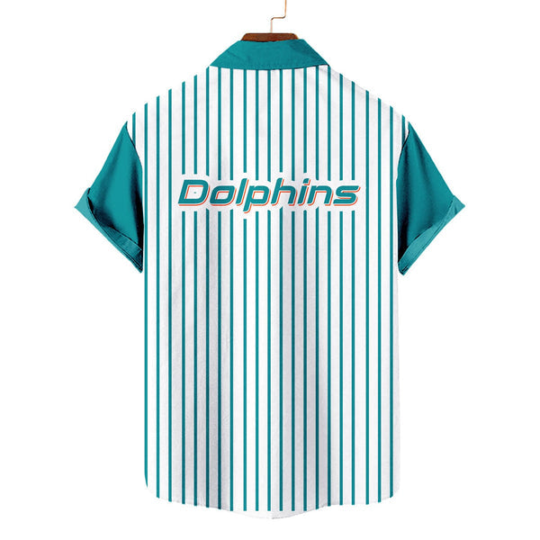 Miami Dolphins 2 (16) Personalized Hawaiian Button down shirt