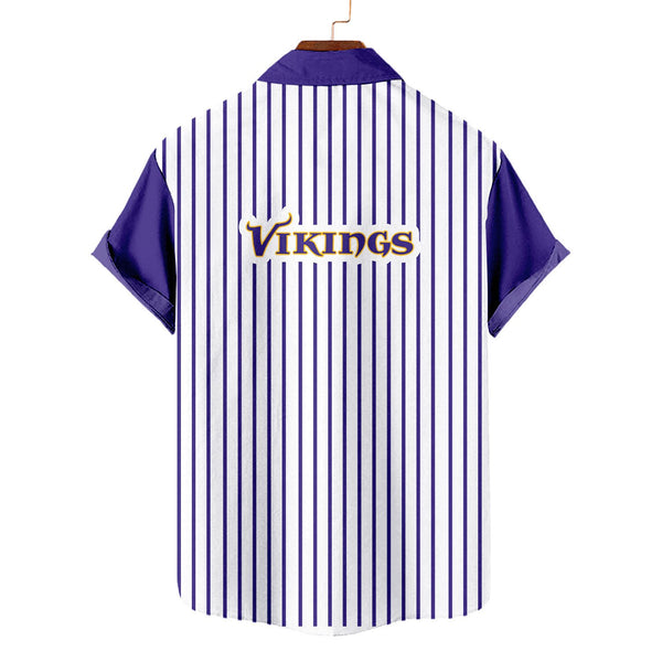 Minnesota Vikings 2 (10) Personalized Hawaiian Button down shirt