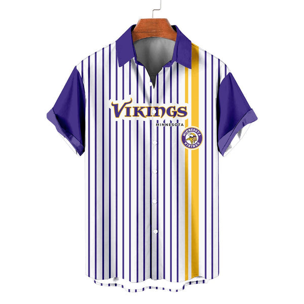 Minnesota Vikings 2 (10) Personalized Hawaiian Button down shirt