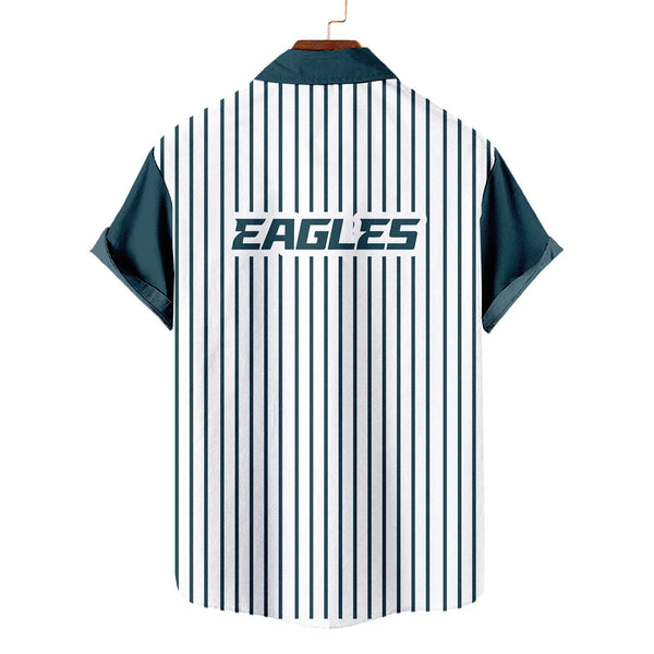 Philadelphia Eagles 2 (10) Personalized Hawaiian Button down shirt