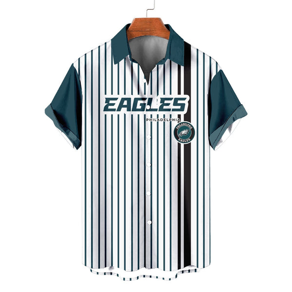 Philadelphia Eagles 2 (10) Personalized Hawaiian Button down shirt
