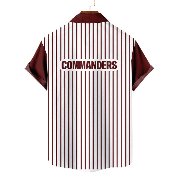Washington Commanders 2 (12) Personalized Hawaiian Button down shirt