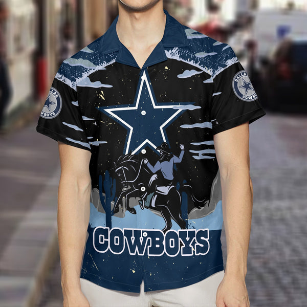 Dallas Cowboys 2 (5) Personalized Hawaiian Button down shirt