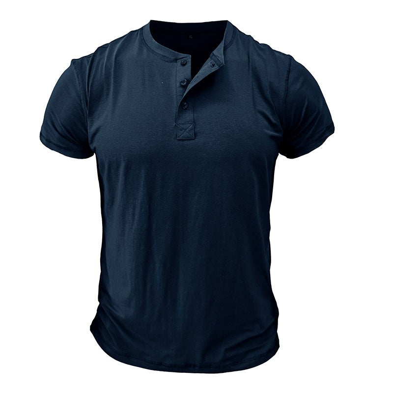 Washington Commanders Henley Short Sleeve T-Shirt Trending C004