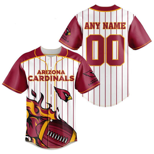 Arizona Cardinals Personalized Baseball Jersey 021