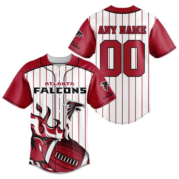 Atlanta Falcons Personalized Baseball Jersey 029