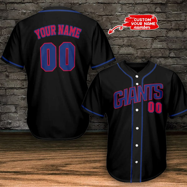 New York Giants Personalized Baseball Jersey 007