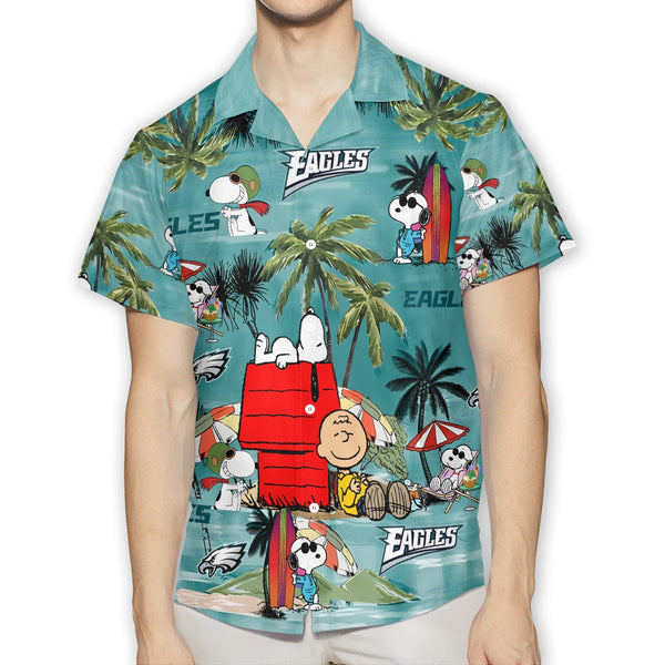 Philadelphia Eagles 2 (7) Personalized Hawaiian Button down shirt