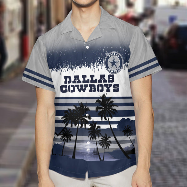 Dallas Cowboys 2 (10) Personalized Hawaiian Button down shirt