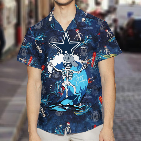 Dallas Cowboys 2 (12) Personalized Hawaiian Button down shirt