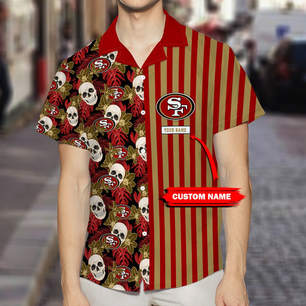 San Francisco 49ers 2 (7) Personalized Hawaiian Button down shirt