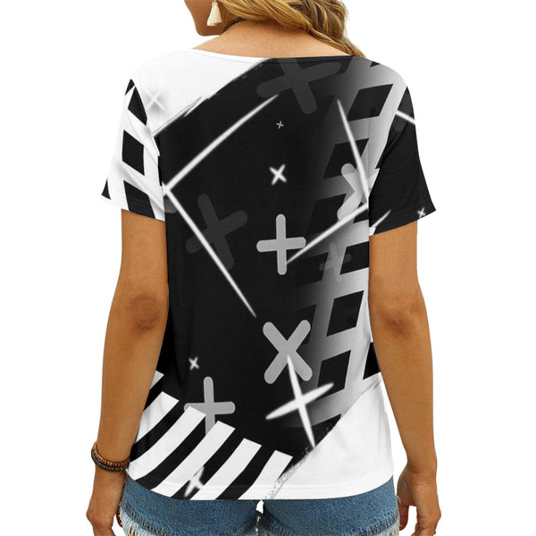 Las Vegas Raiders 1 (13) Personalized V-neck Women T-shirt