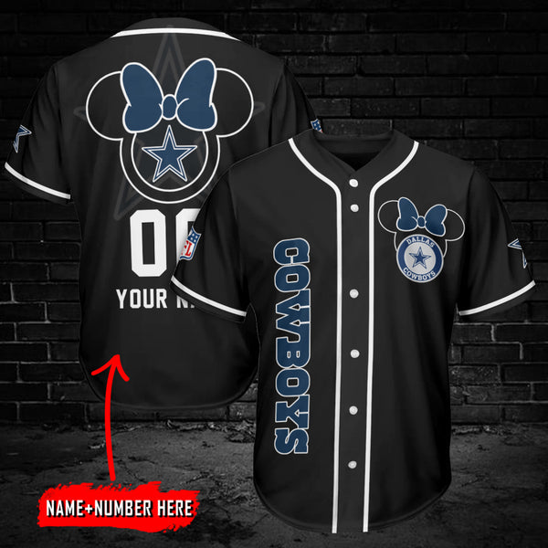 Dallas Cowboys Personalized Baseball Jersey 022