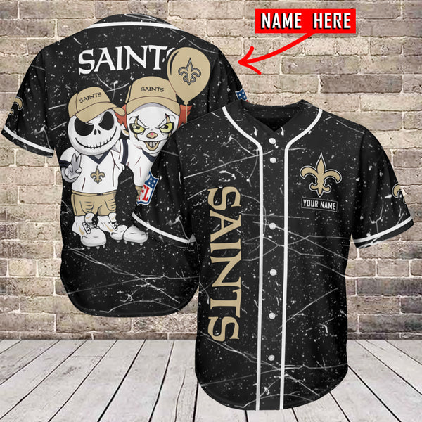 New Orleans Saints Personalized Baseball Jersey 008